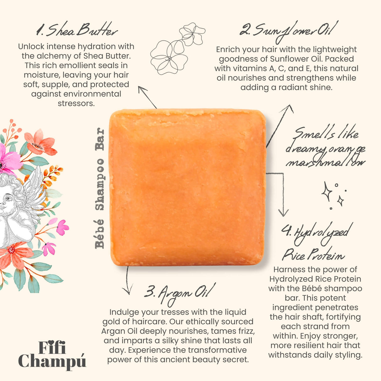 Bébé Shampoo Bar: Gentle, Protein-Rich Care for Sensitive Scalps and Fine Hair