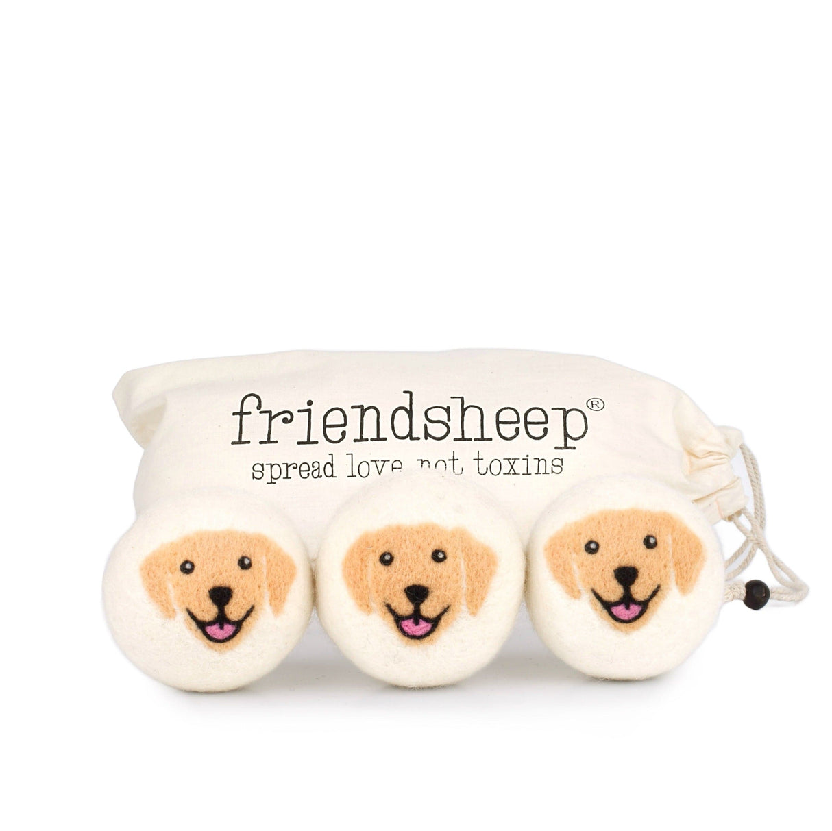Yellow Happy Dogs - Golden