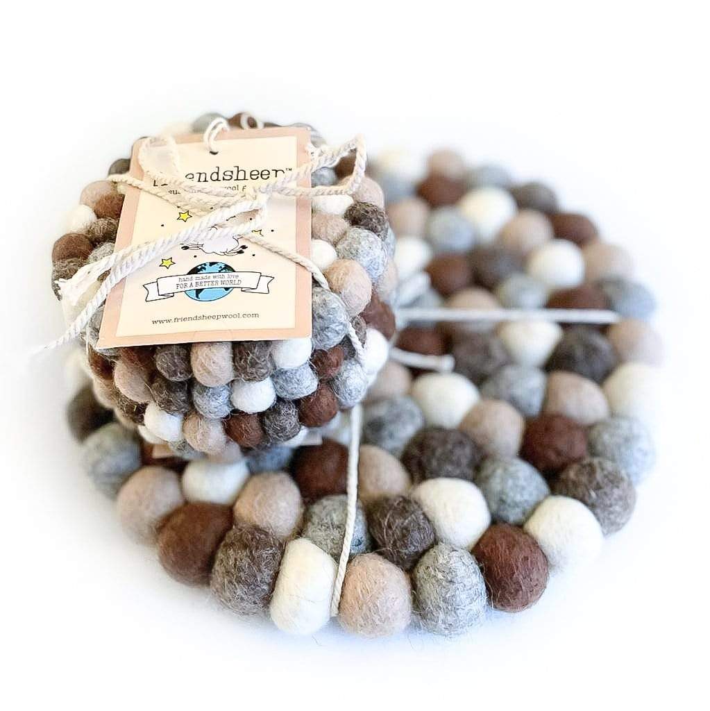 Earth Tones Eco Coasters/Trivets
