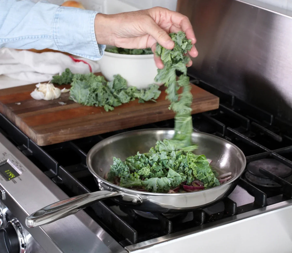 8.5 Inch Stainless Steel Fry Pan