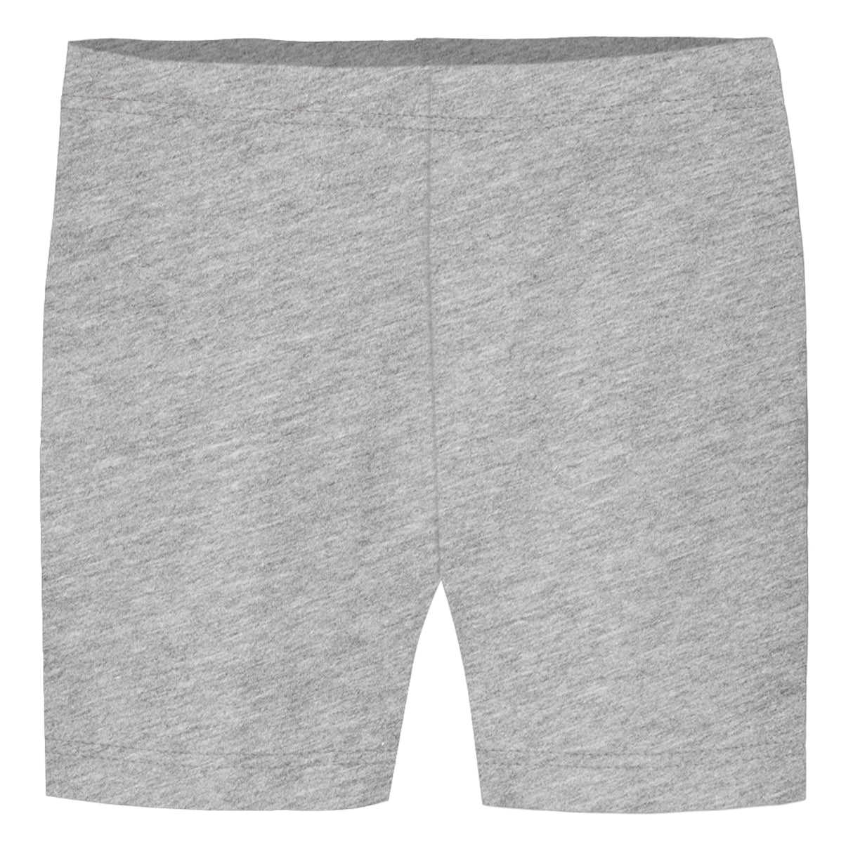 Girls Soft 100% Cotton Bike Shorts | Heather Gray