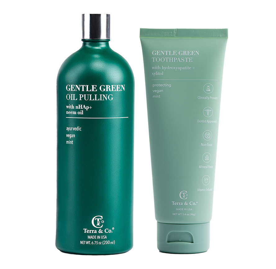 Gentle Green Oil Pulling Mouthwash – Enamel Support & Gum Health