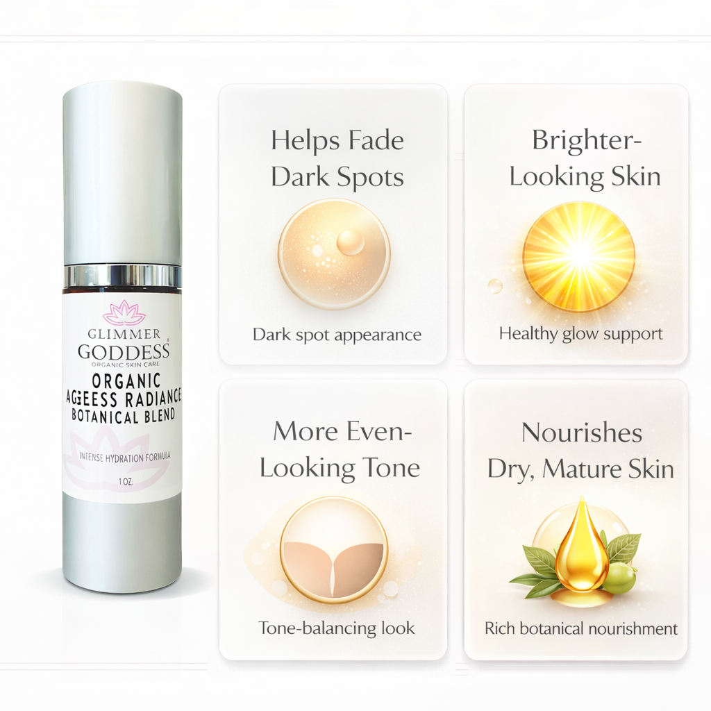 Organic Skin Brightening Serum for Even Skin Tone