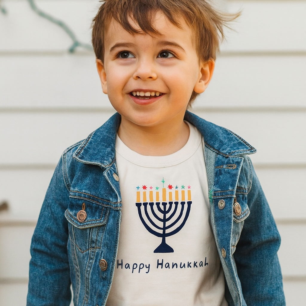 graphic tee | hanukkah