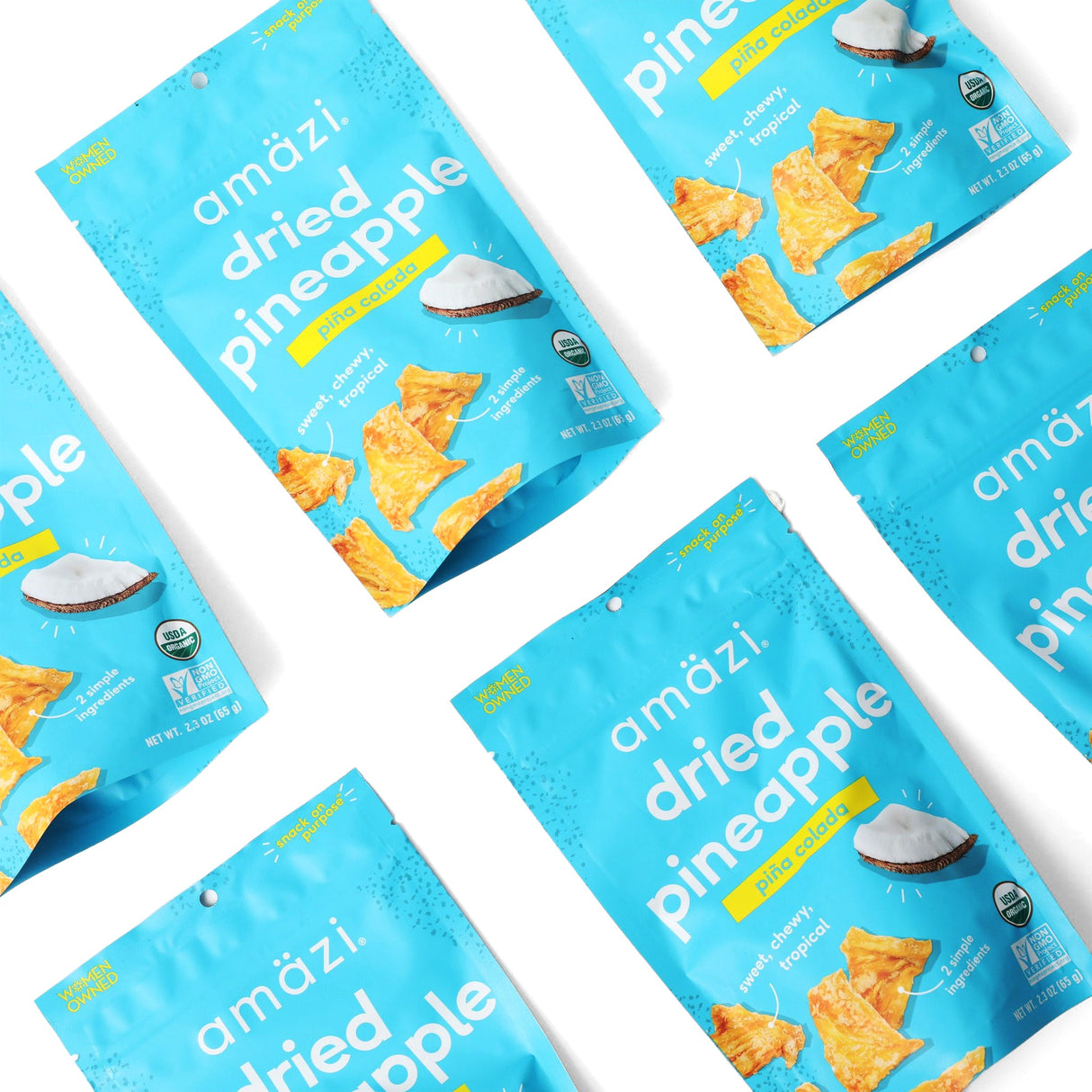 Piña Colada Dried Pineapple - 6 Pack