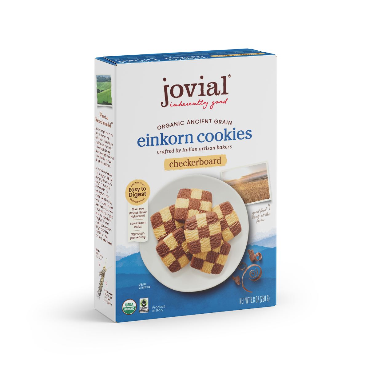 Organic Einkorn Checkerboard Cookies