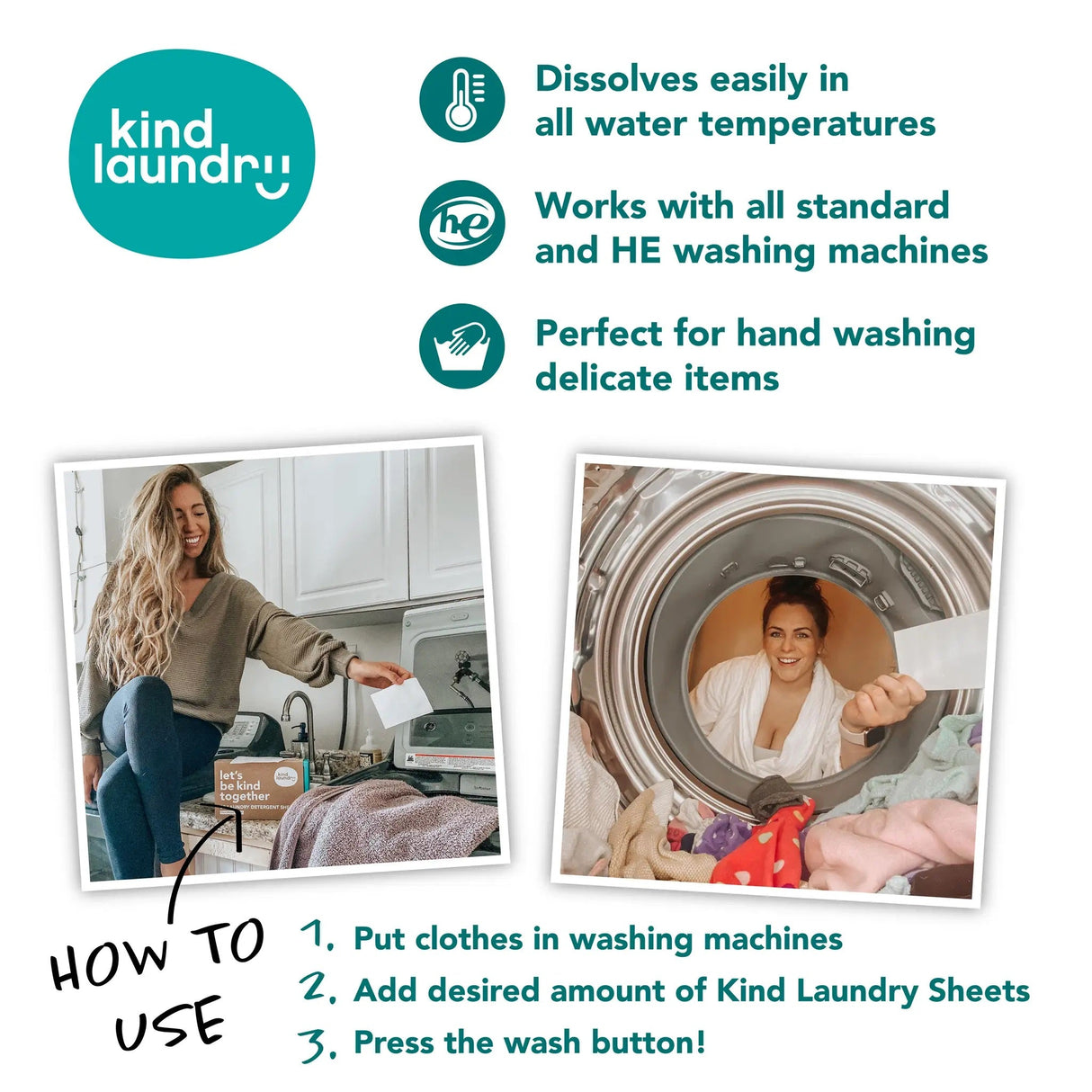 Zero Waste Laundry Detergent Sheets (Fragrance-Free)