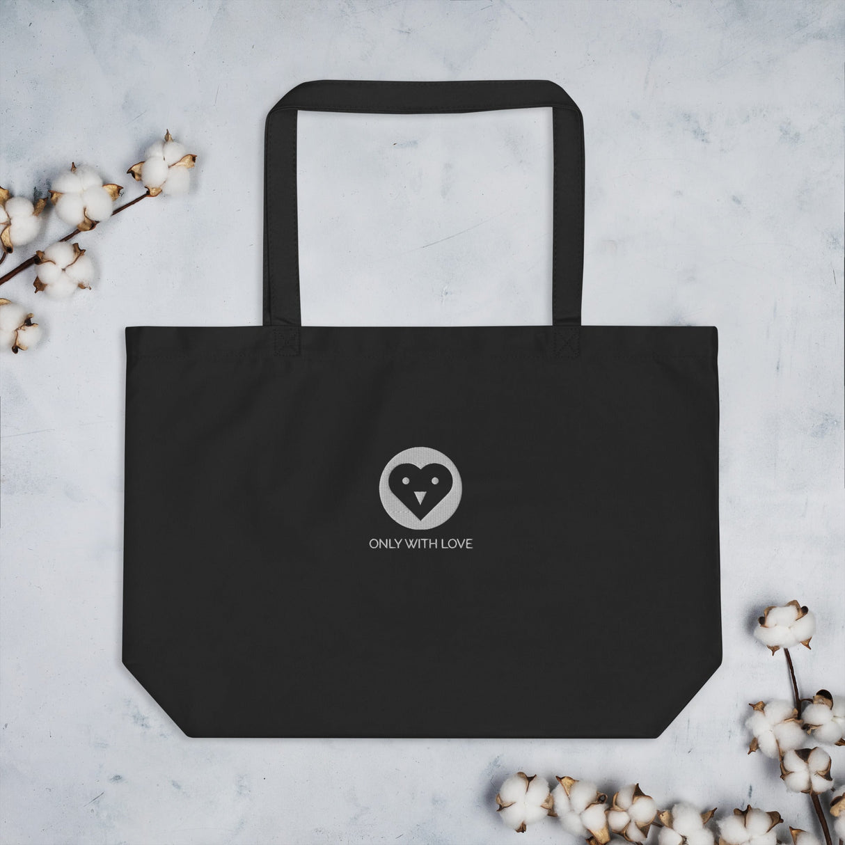 Organic LOVE-ly Logo Tote Bag