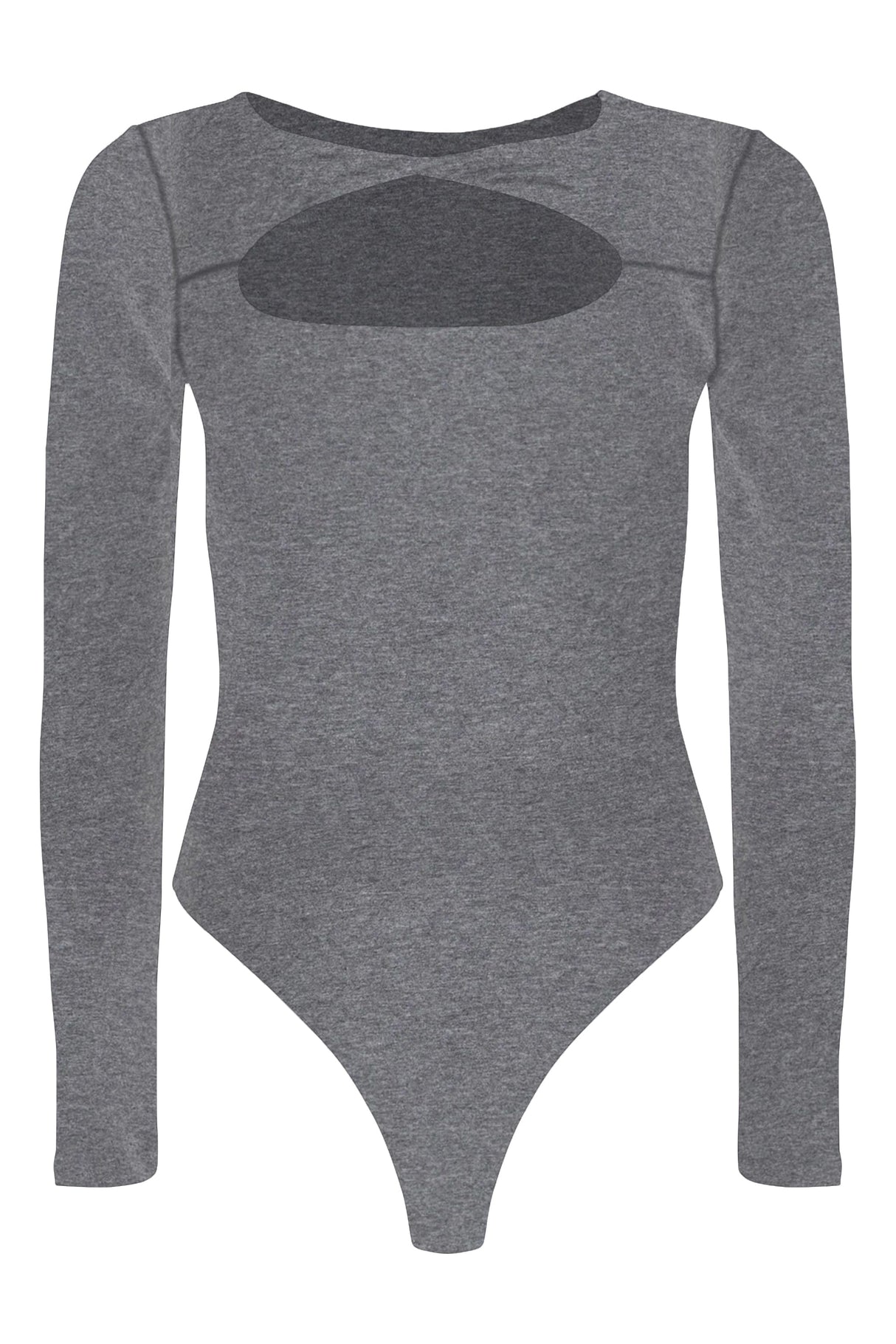 Whitney Cotton Long Sleeve Cutout Twist Bodysuit