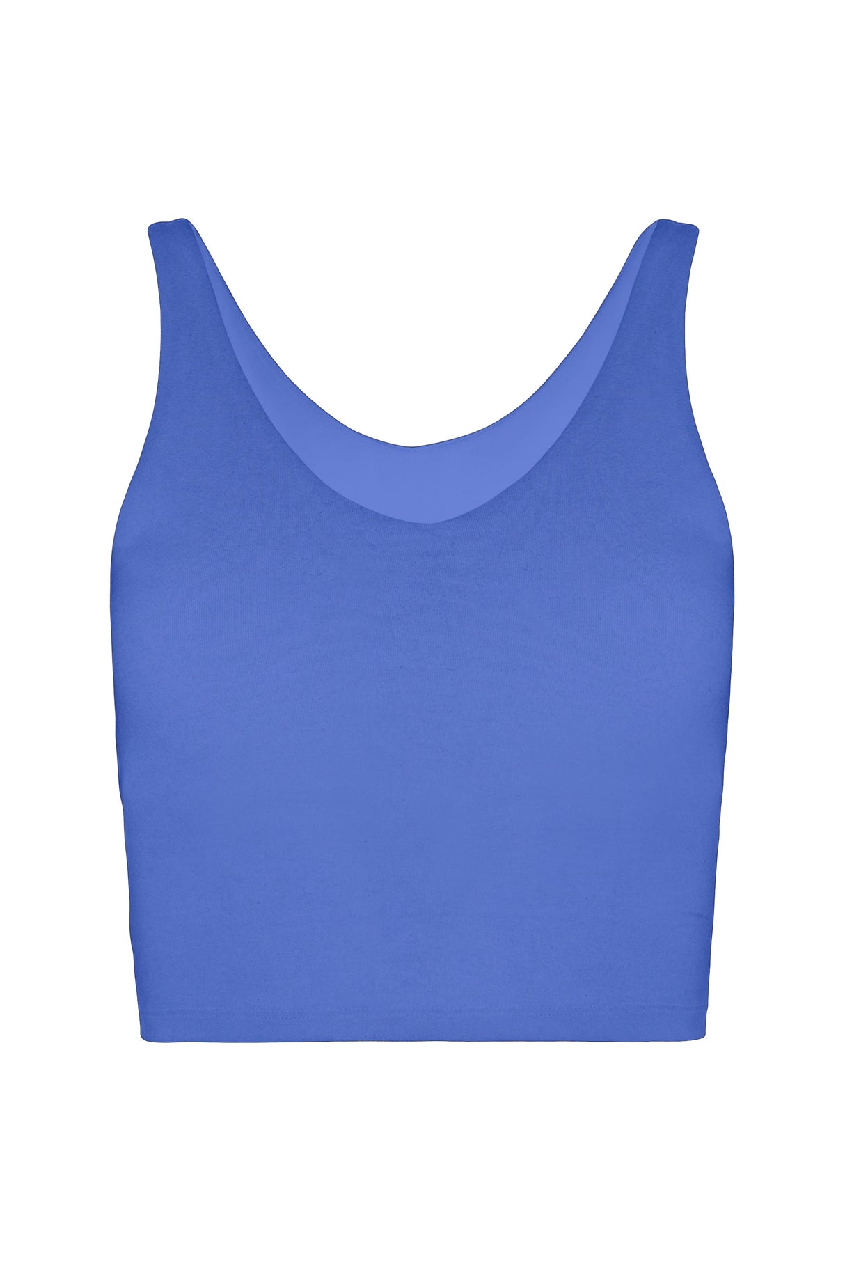 V Neck Organic Cotton Crop Tank