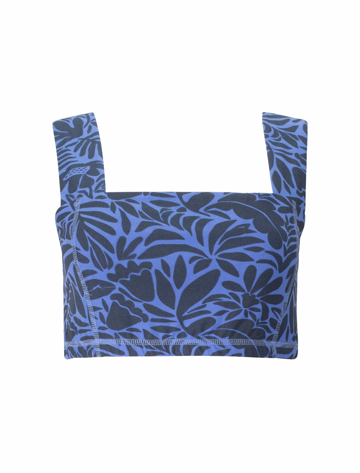 Square Neck Organic Cotton Sports Bra