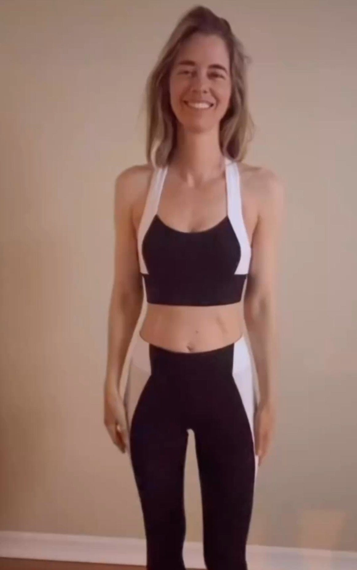 Neda Colorblock Organic Cotton Bra Top