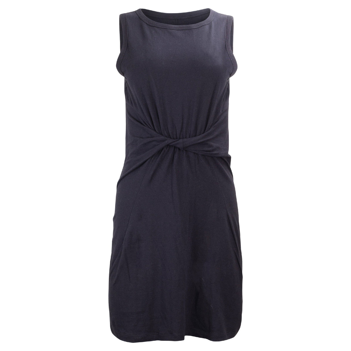 Gigi Organic Cotton Twist Dress - Black