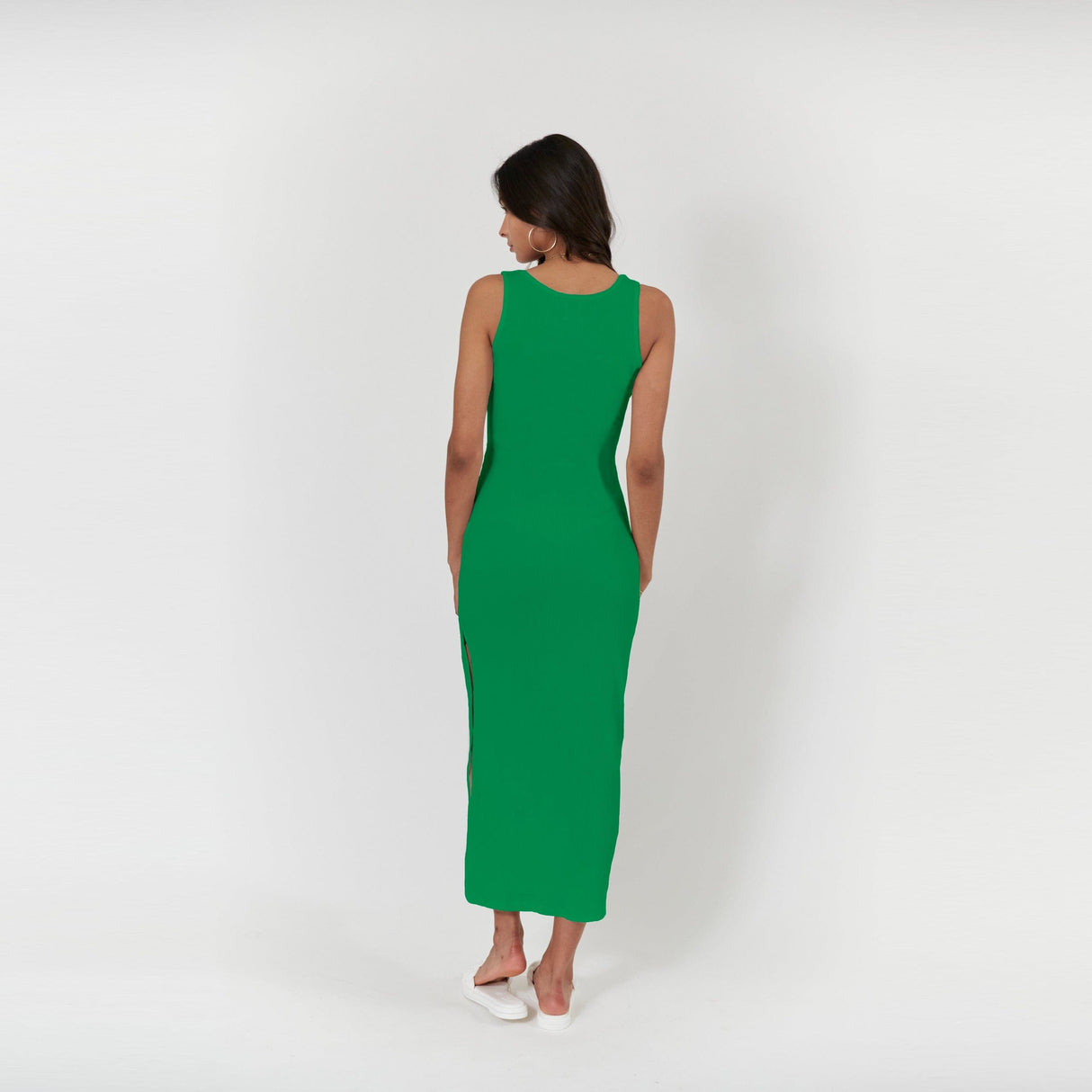 Krista Twist Dress - Kelly Green
