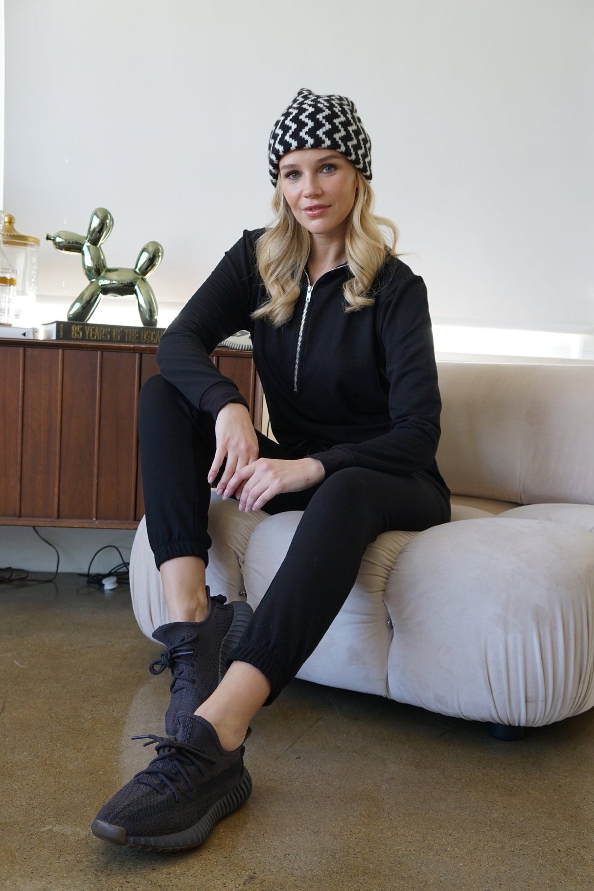 Ava Half Zip Modal Jumpsuit