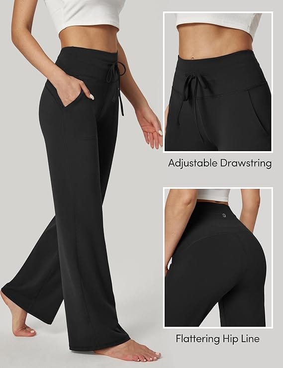 Taylor Organic Cotton Wide Leg Pocketed Pant