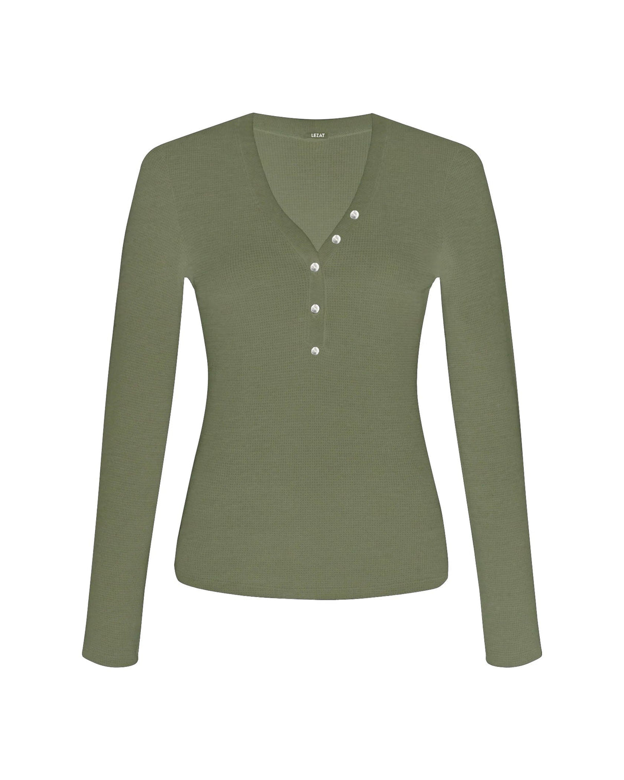 Monroe Organic Cotton Henley Long Sleeve