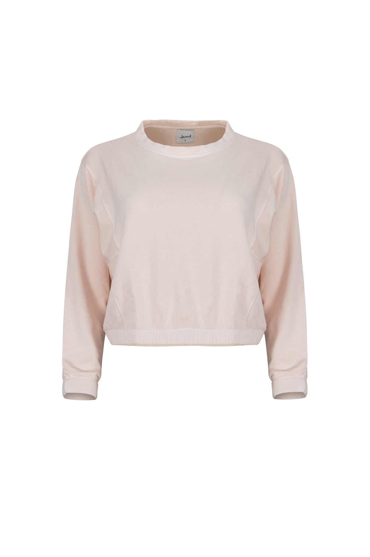 Ivy Boxy Cropped Modal Pullover - Rose Quartz