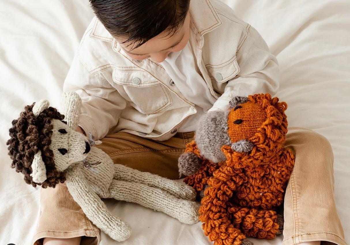 Wool Knit Buddy | Lionel the Lion