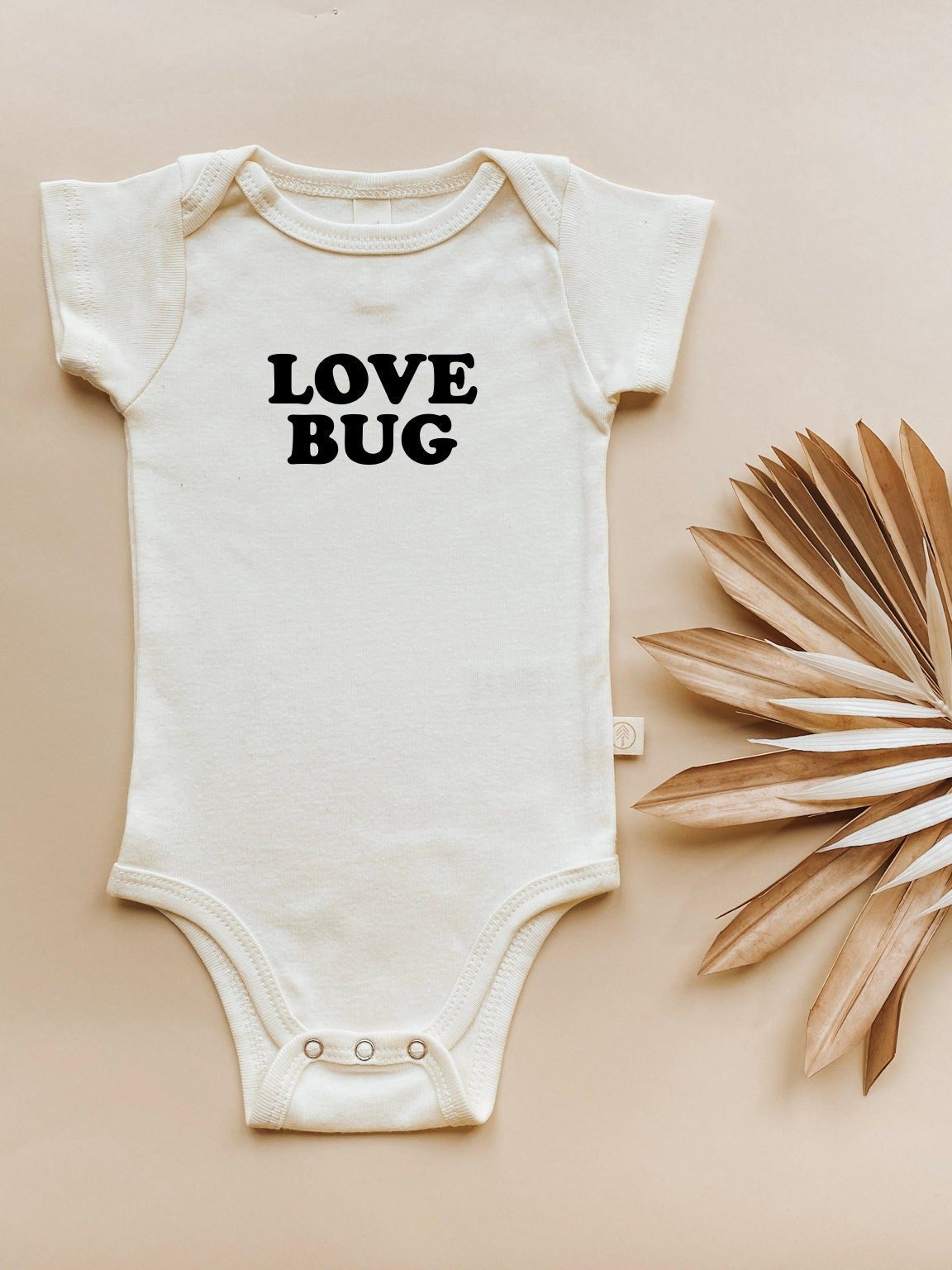 Love Bug Organic Baby Bodysuit