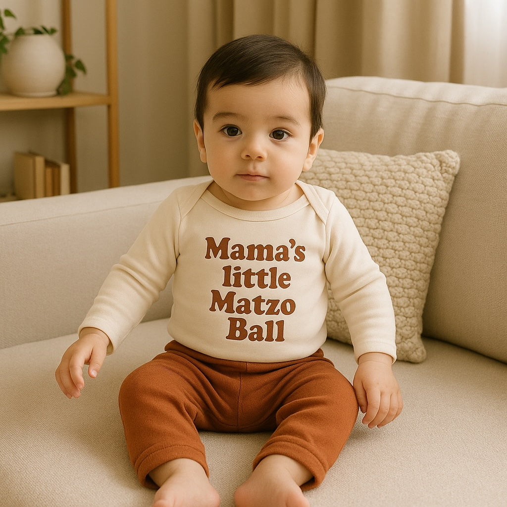 long sleeve graphic bodysuit | matzo ball