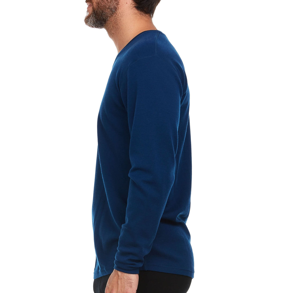 Midweight - Men's Long Sleeve V-Neck Sweater 100% Merino Wool