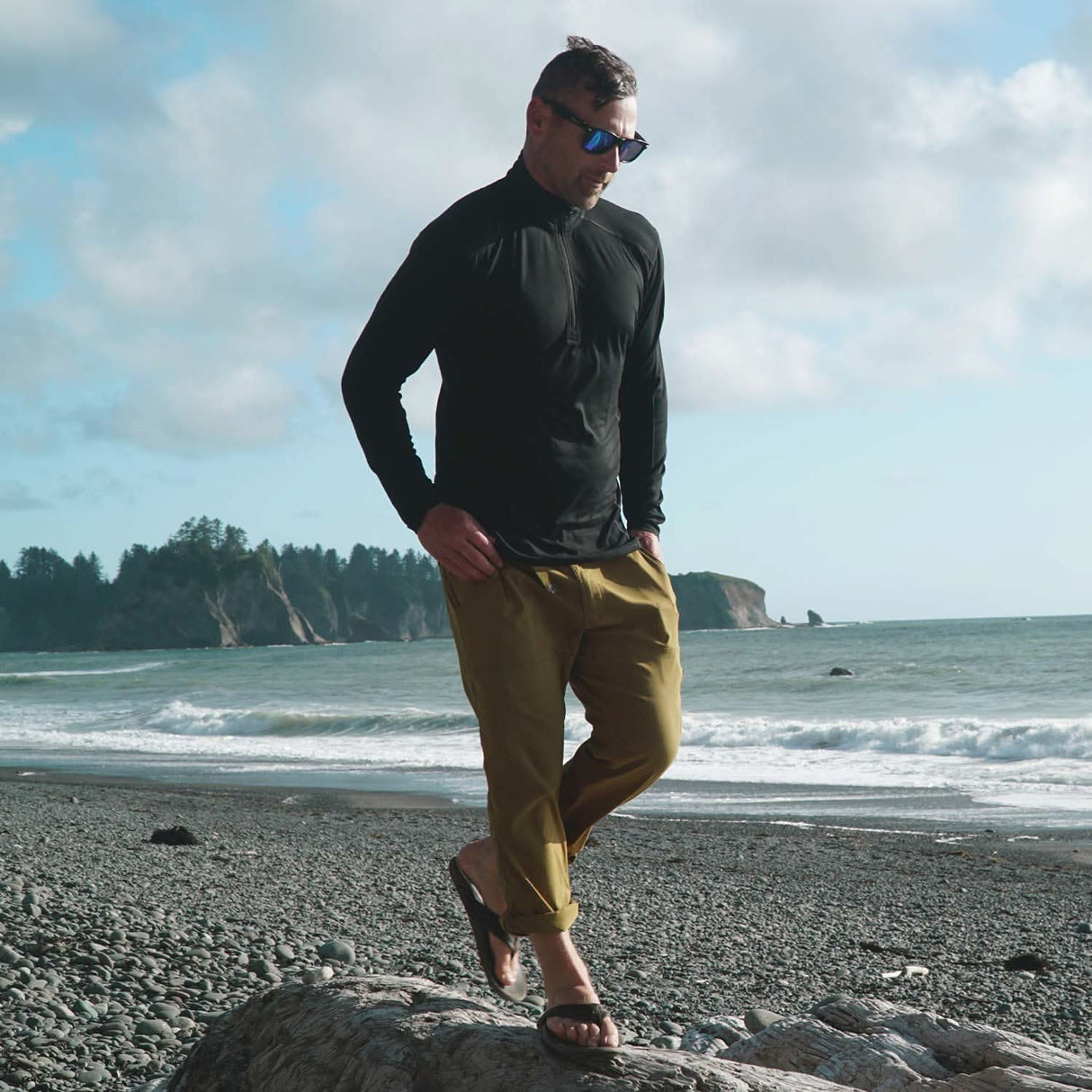 Microweight - Men's Wool 1/4 Zip Woolverino