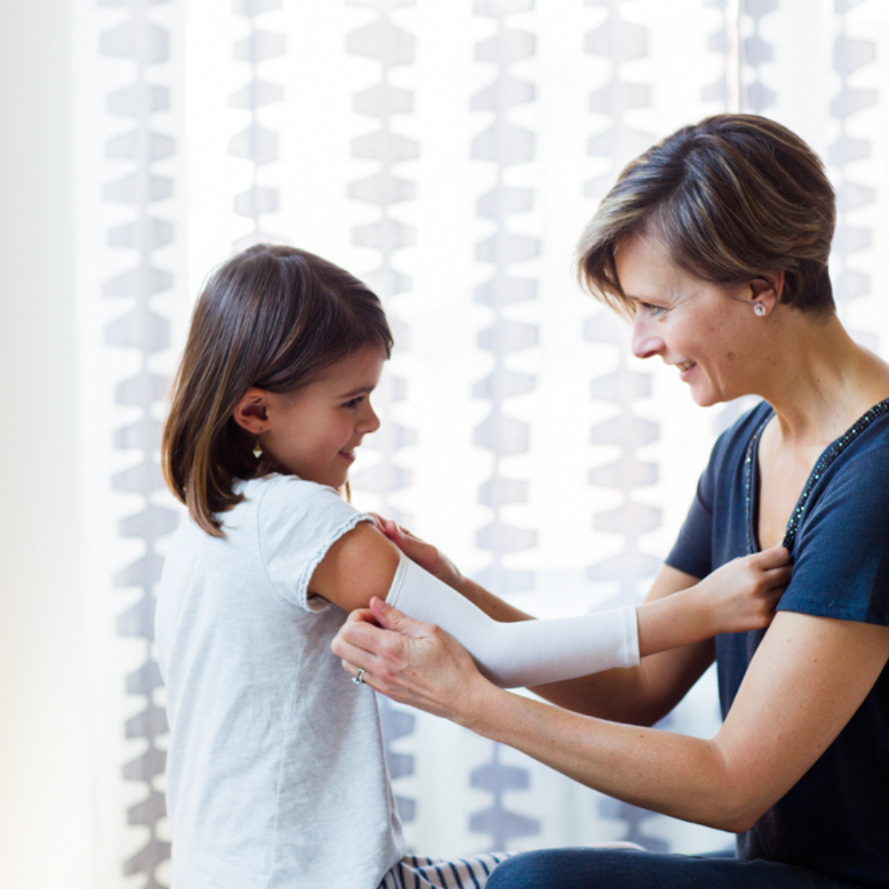 Babies to Adults Anti-Itch Sleeves with TENCEL and Zinc| Remedywear™ by YoRo Naturals™ (One Pair)