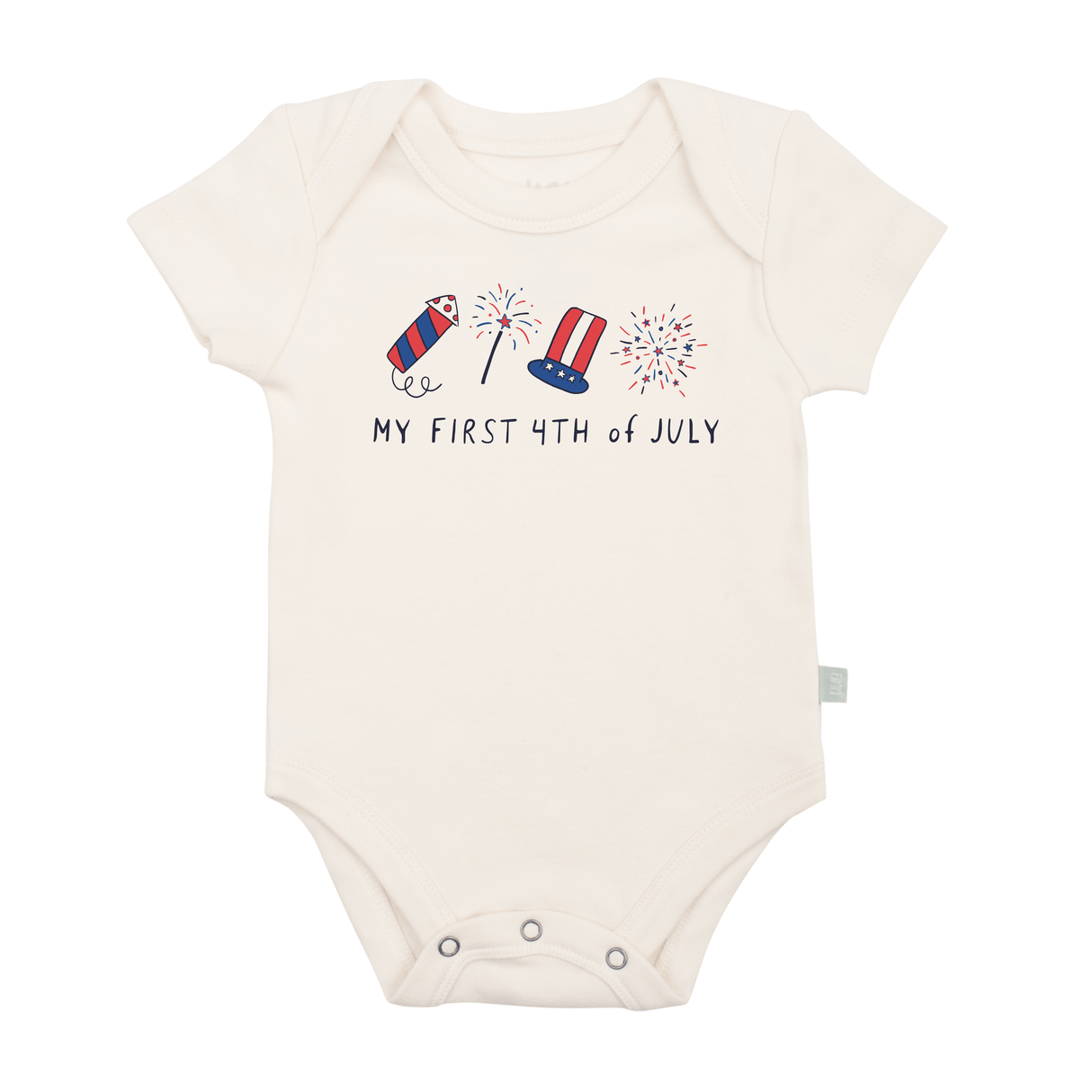 graphic bodysuit | my first 4th of july rocket