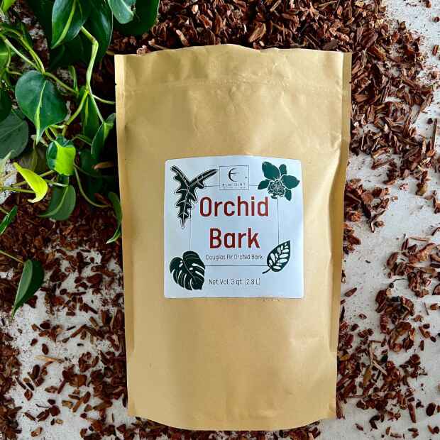 Premium Douglas Fir Orchid Bark - Perfect pH for Healthy Orchid Growth