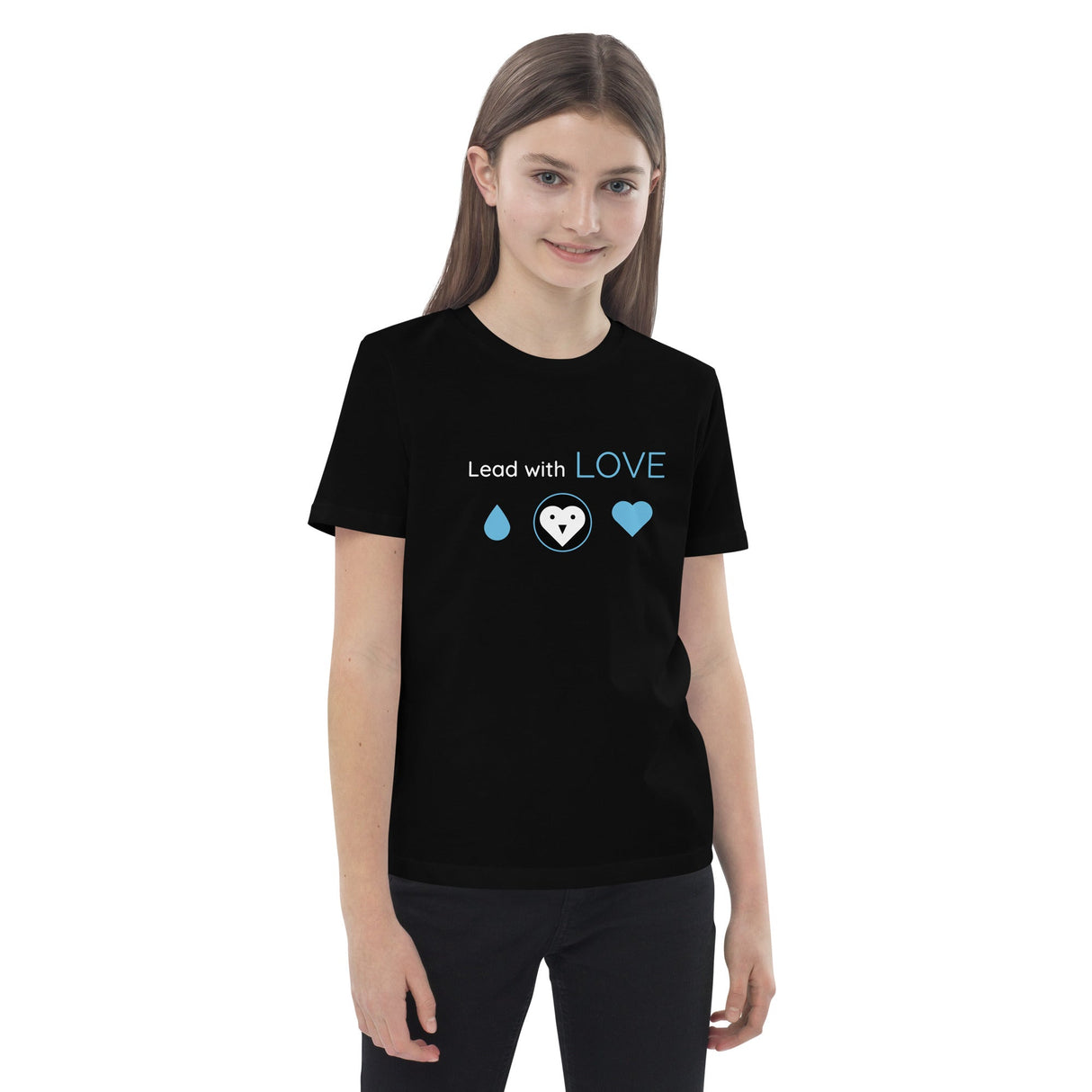 Organic Cotton Kids Lead with LOVE T-Shirt