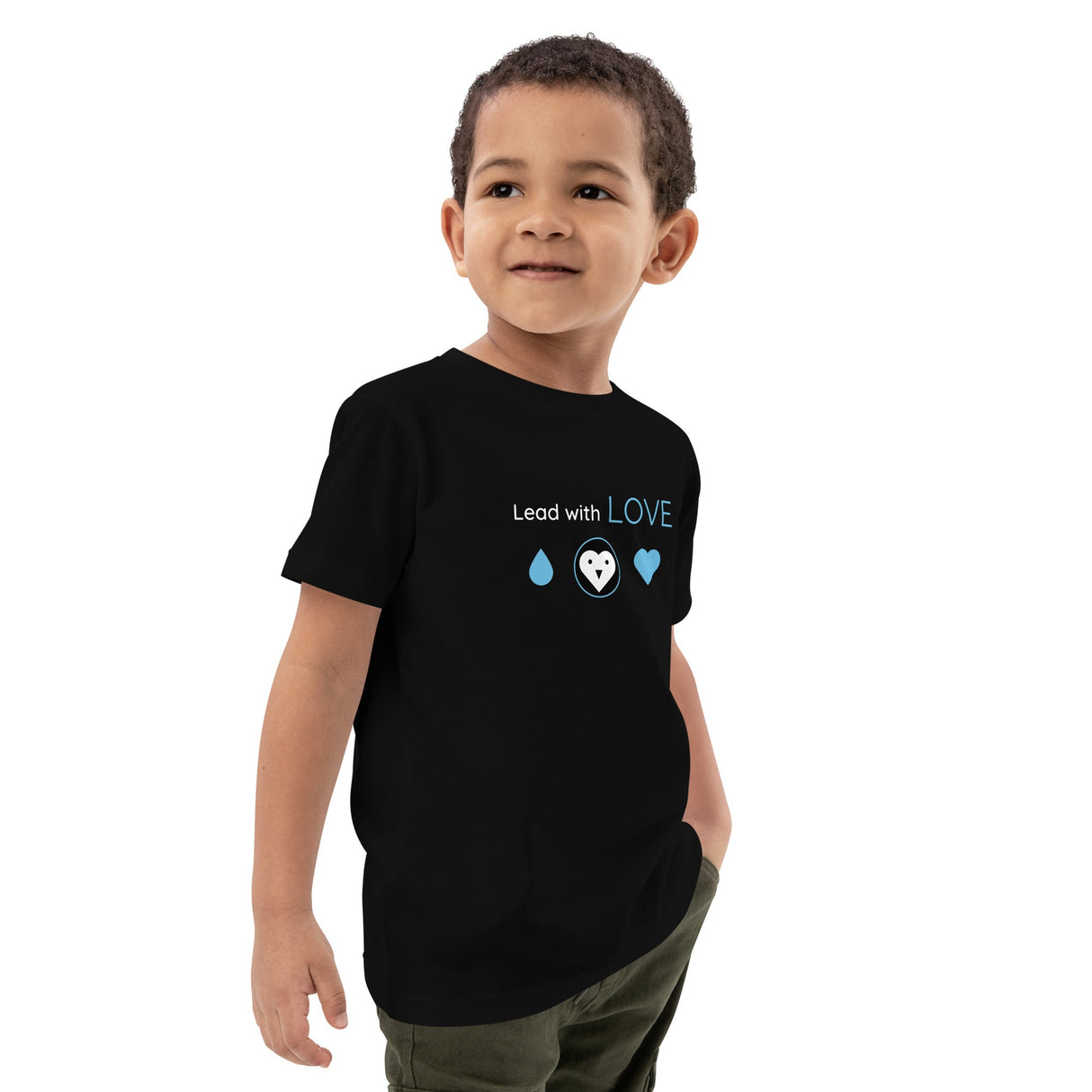 Organic Cotton Kids Lead with LOVE T-Shirt