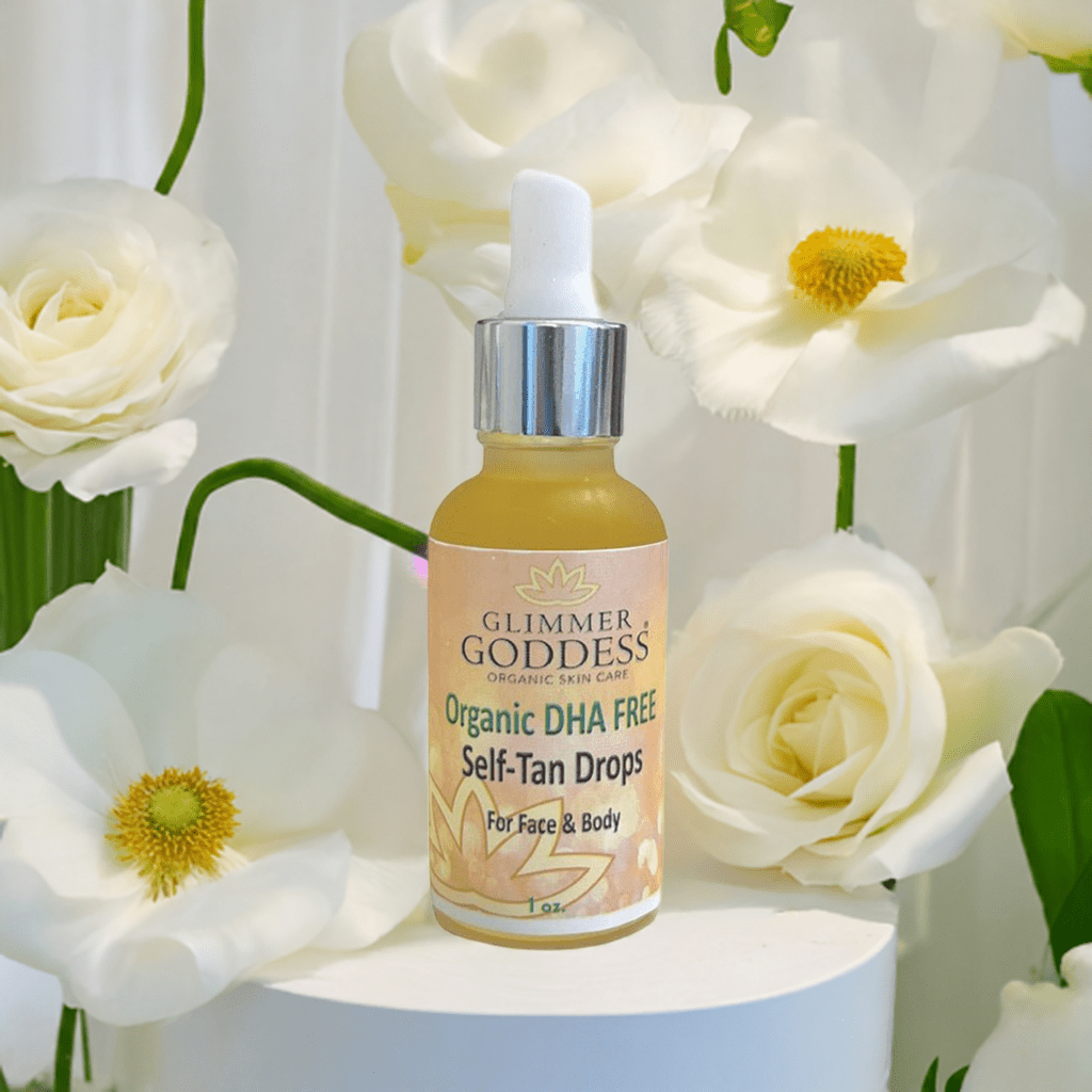 Organic DHA FREE Tanning Drops for Face & Body 1 oz.