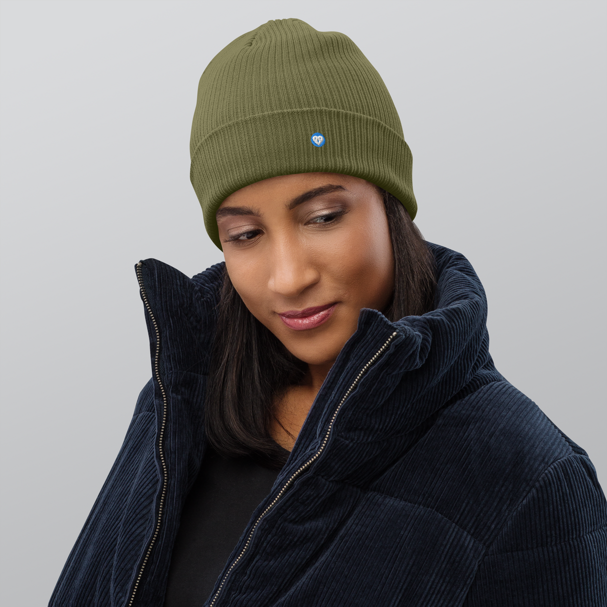 Organic Ribbed Beanie