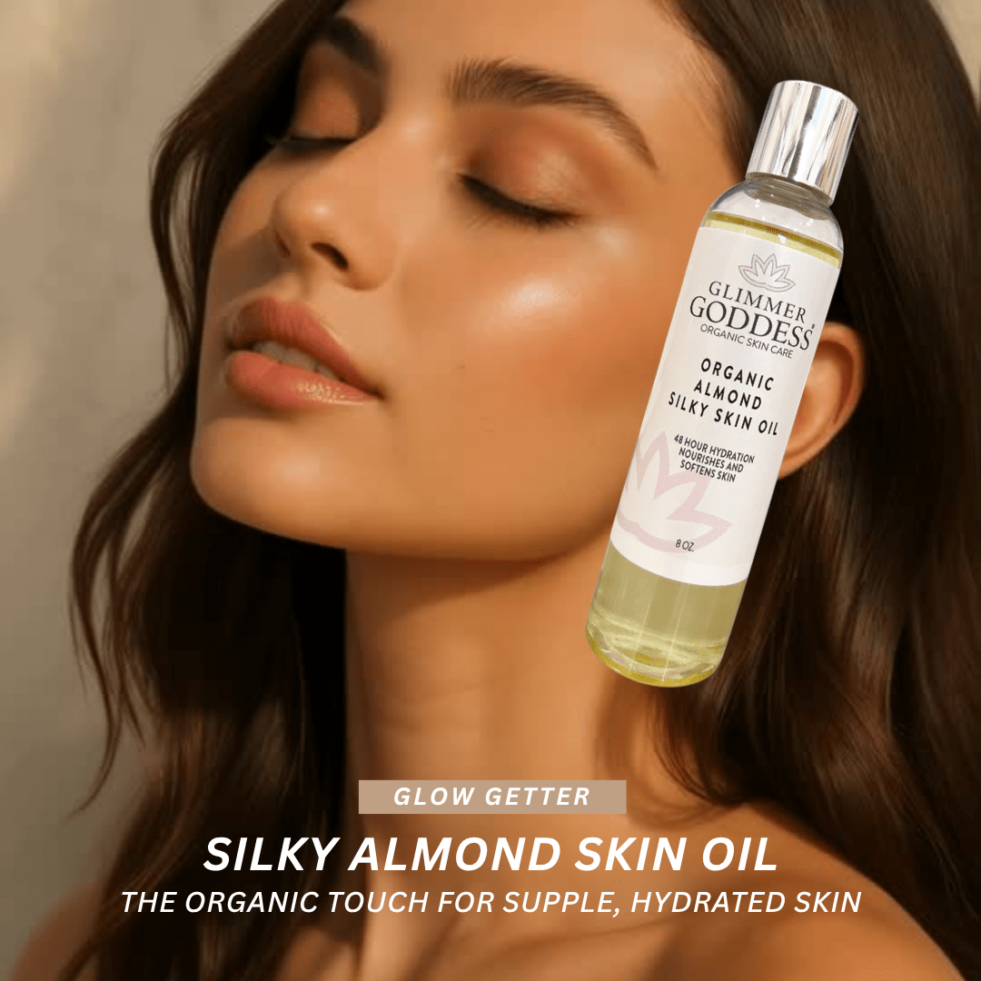 Organic Sweet Almond Silky Skin Oil - 48 Hour Hydration