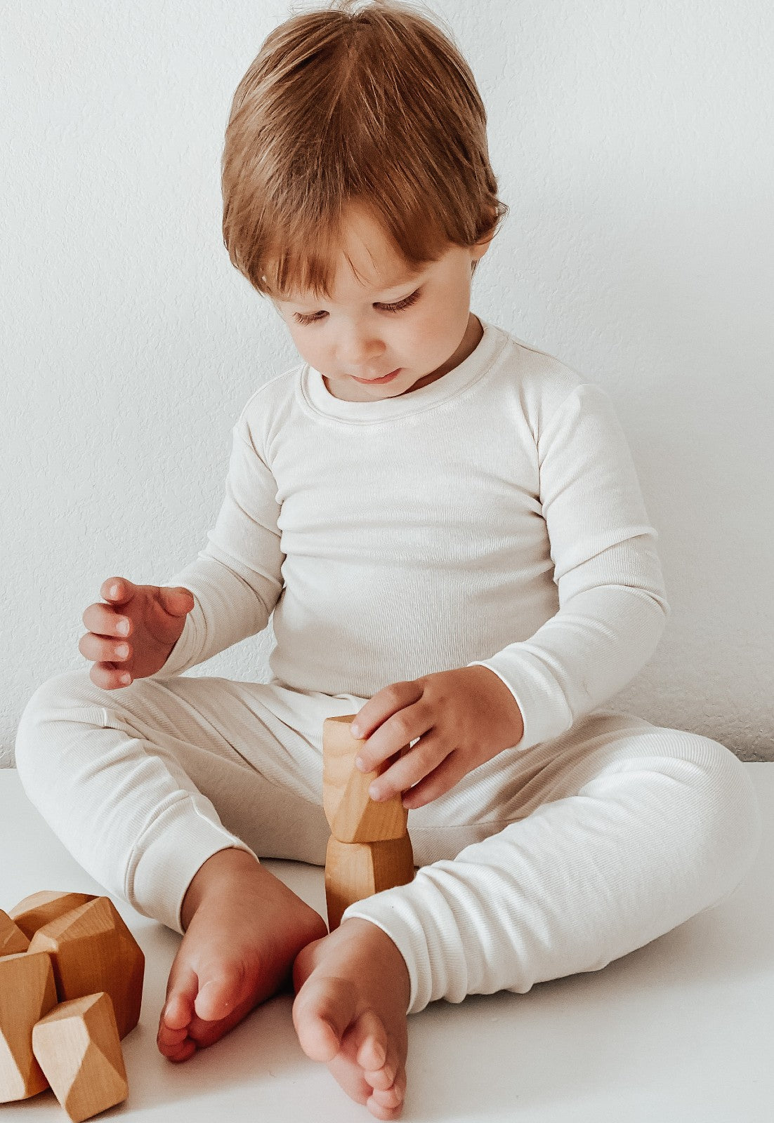 Boys and Girls Soft Organic Cotton Snug Fit Pajama Sets | Black