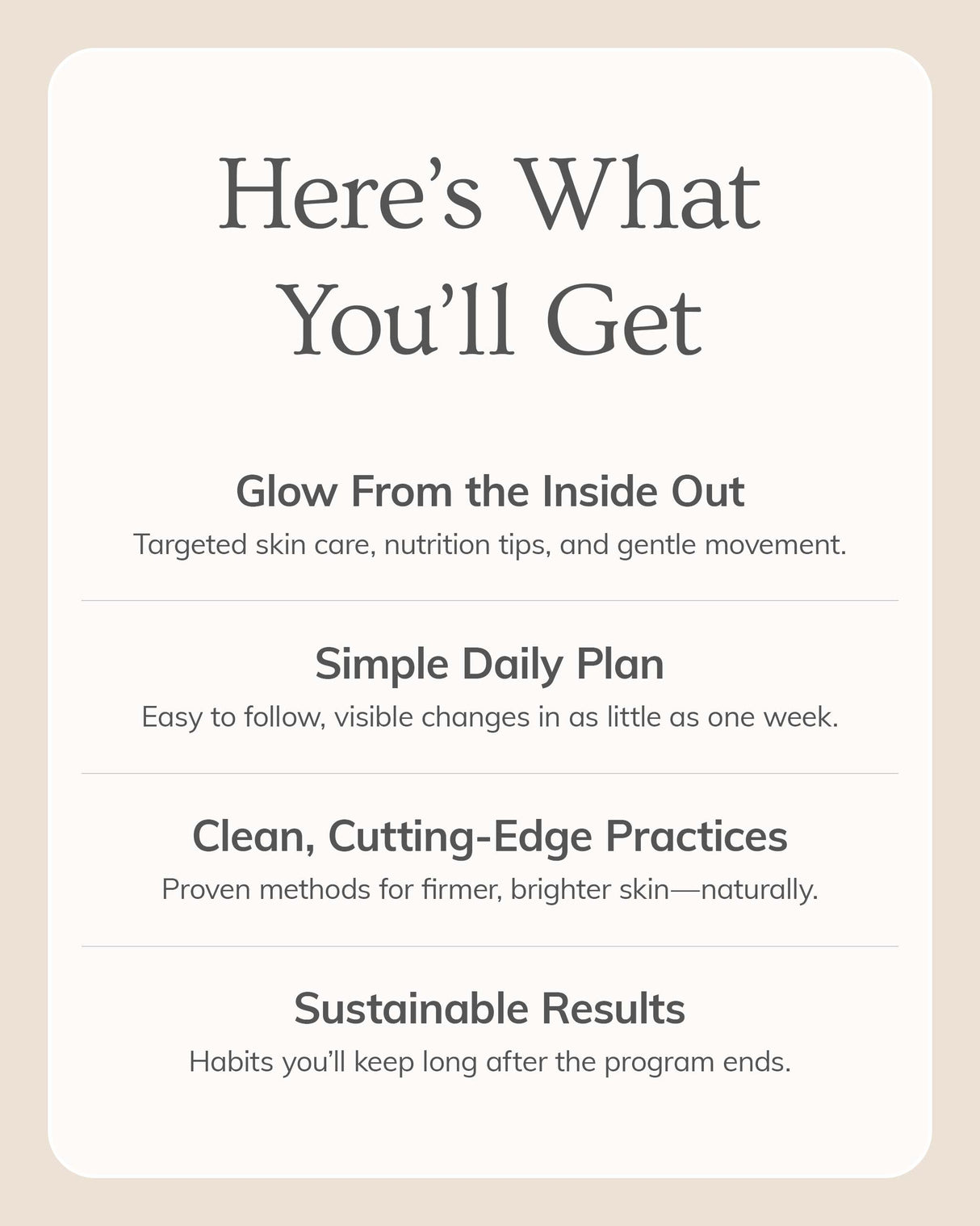 Skin Transformation Course - Starts December 1st! (Registration ends Nov 25th)