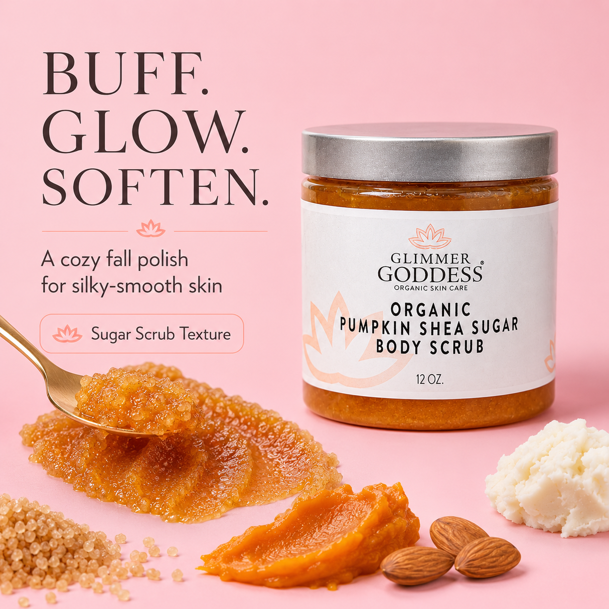 Organic Pumpkin Shea Sugar Body Scrub