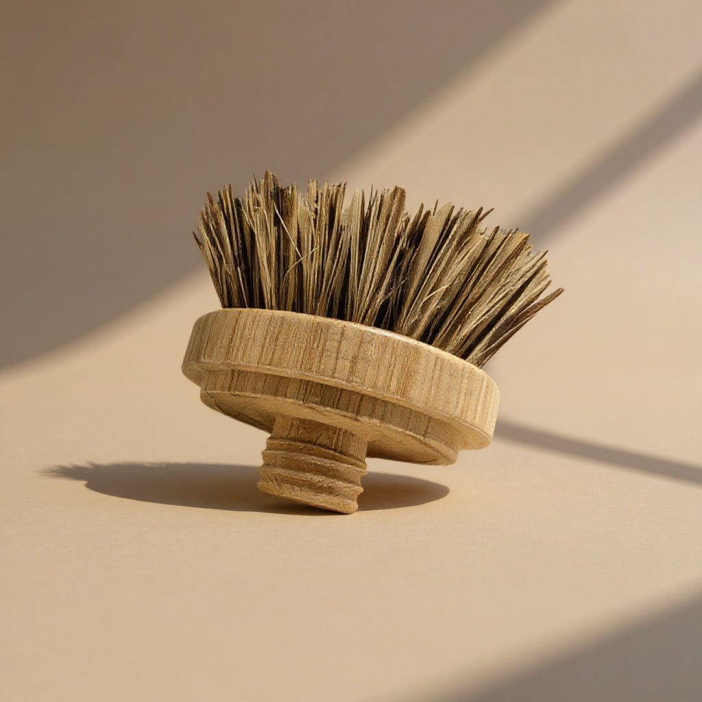 Replacement Screw on Heads For Modular Bamboo Brushes
