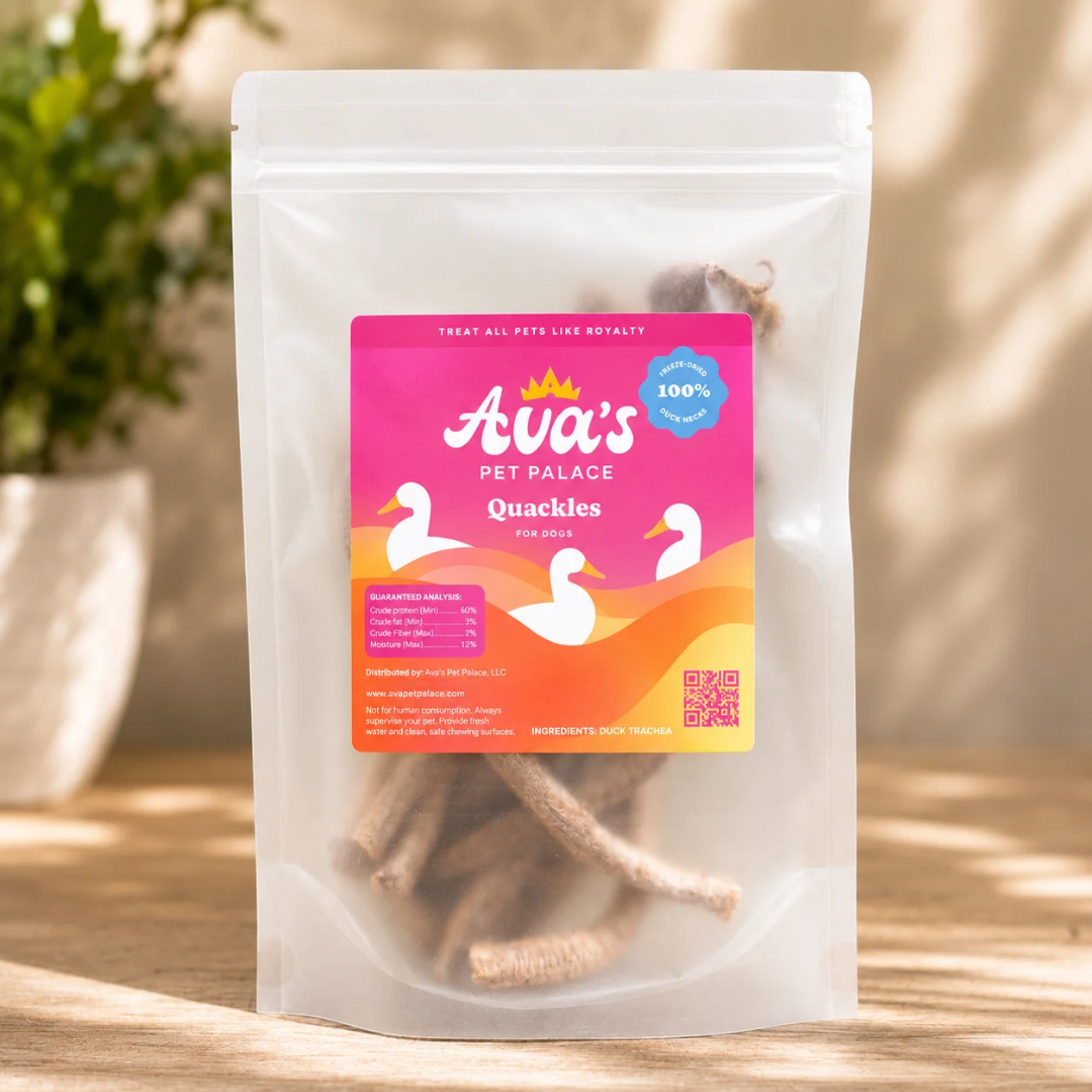 Freeze Dried Duck Trachea - Quackles