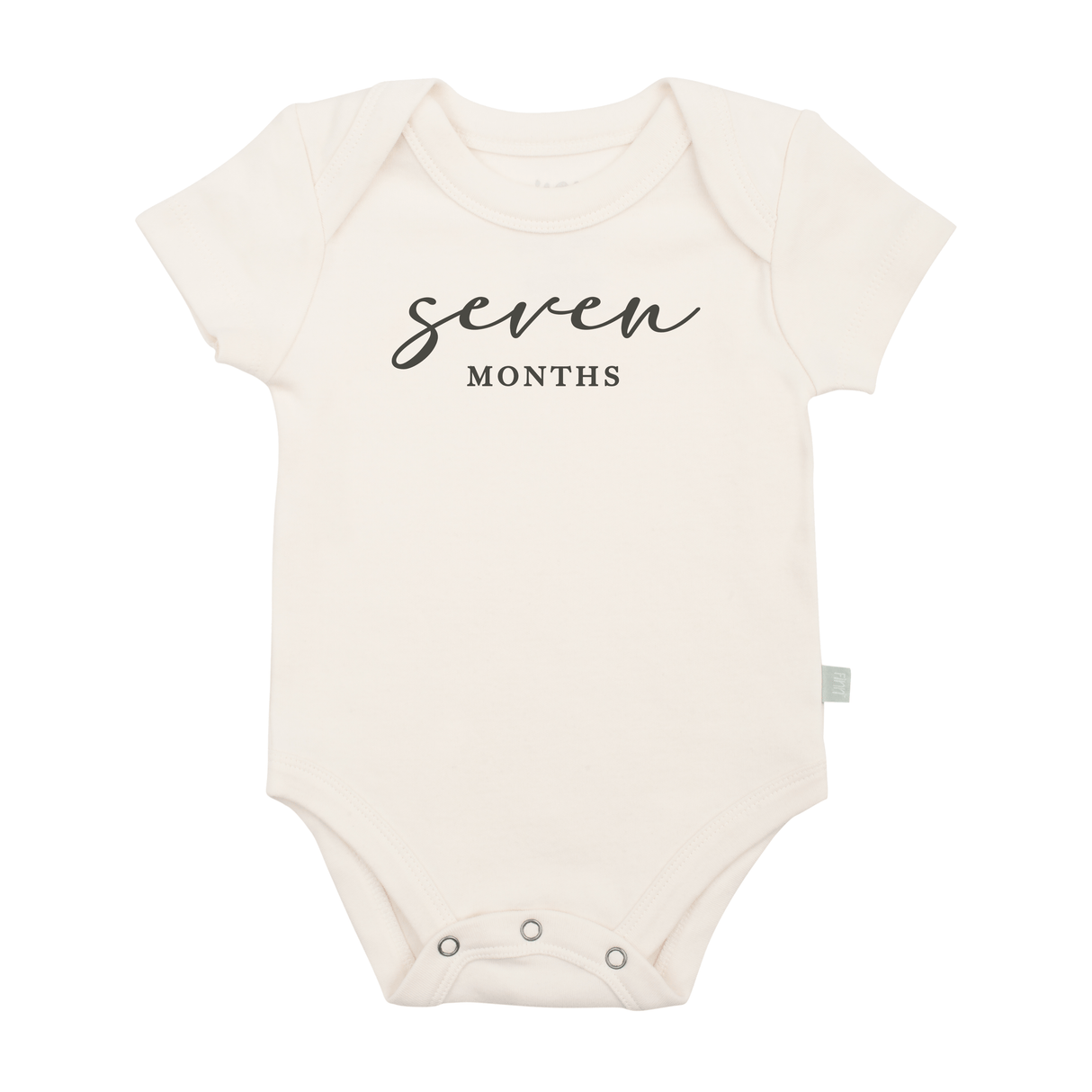 graphic bodysuit | seven months milestone charcoal