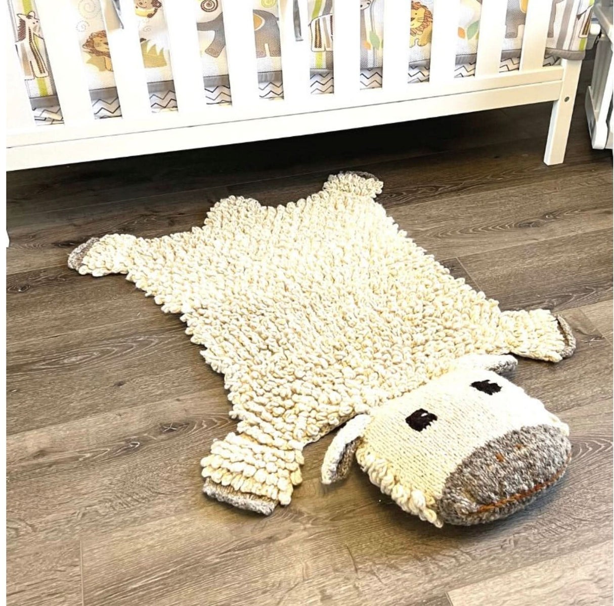 Organic Wool Play Mat + Nursery Rug | Sheep