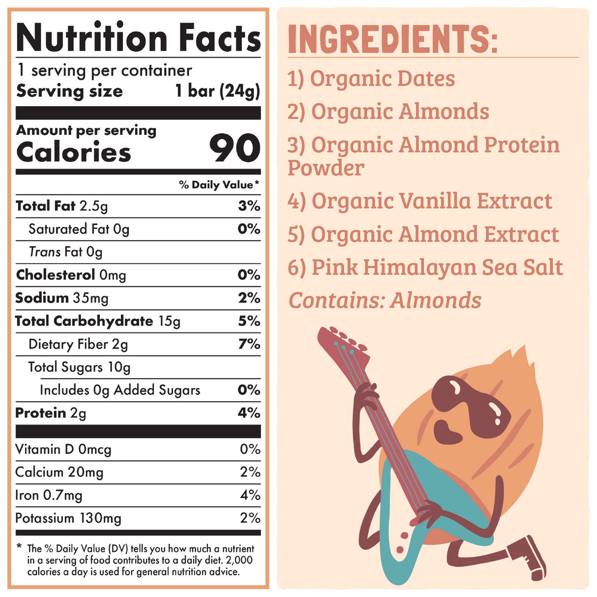 Skout Organic Almond Cookie Kids Bar