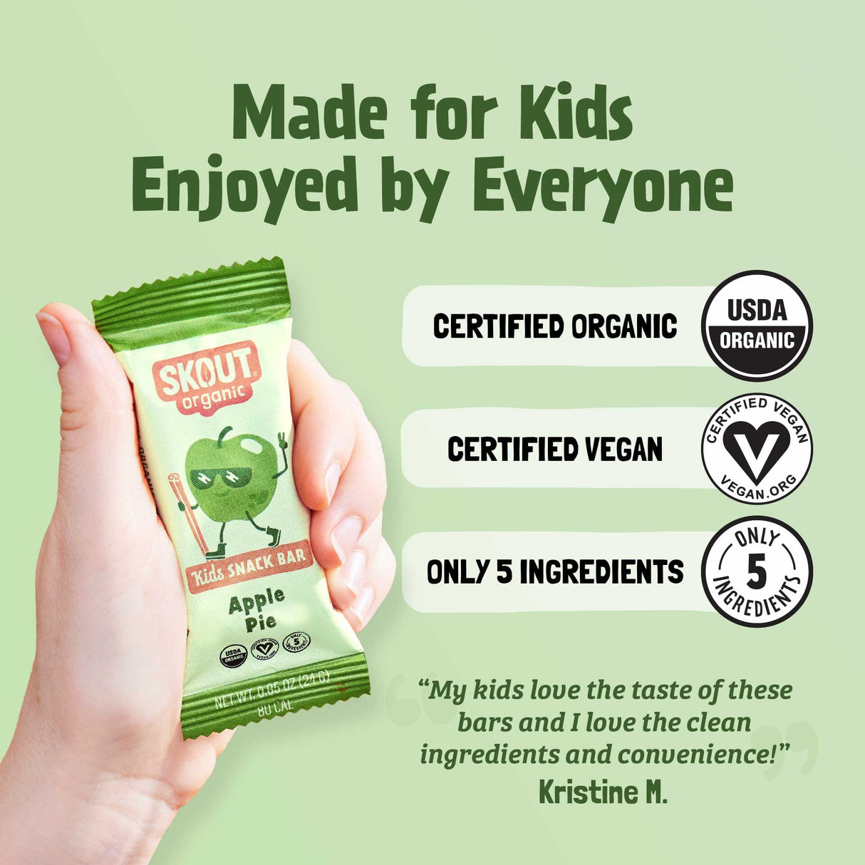 Skout Organic Kids Fruit Bar Variety Pack