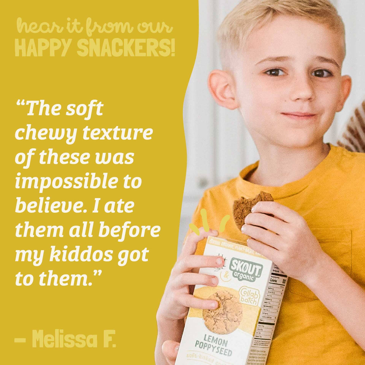 Skout Organic Lemon Poppyseed Soft Baked Cookies