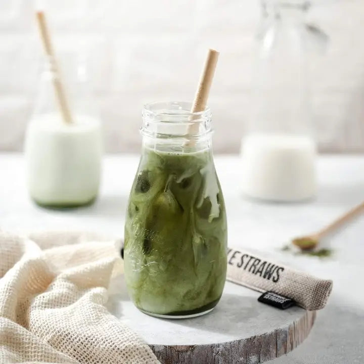 Bamboo Straws - Reusable Drinking Straw Set - Plastic-Free