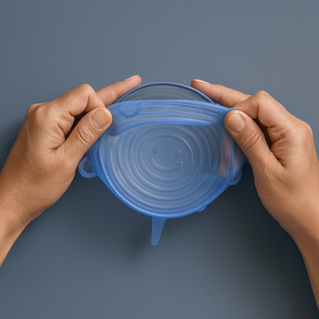 Stretchy Bowl Lids 6 Pack - Food-Safe Silicone