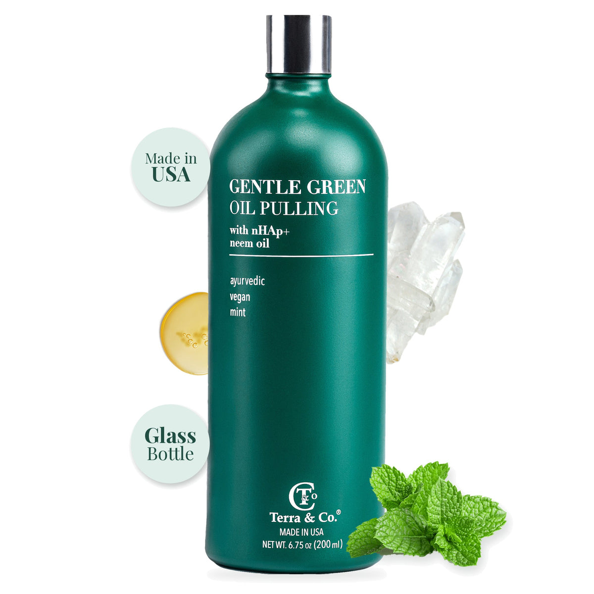 Gentle Green Oil Pulling Mouthwash – Enamel Support & Gum Health