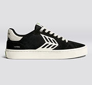 CATIBA PRO 2.0 Suede and Cordura Black Ivory Logo
