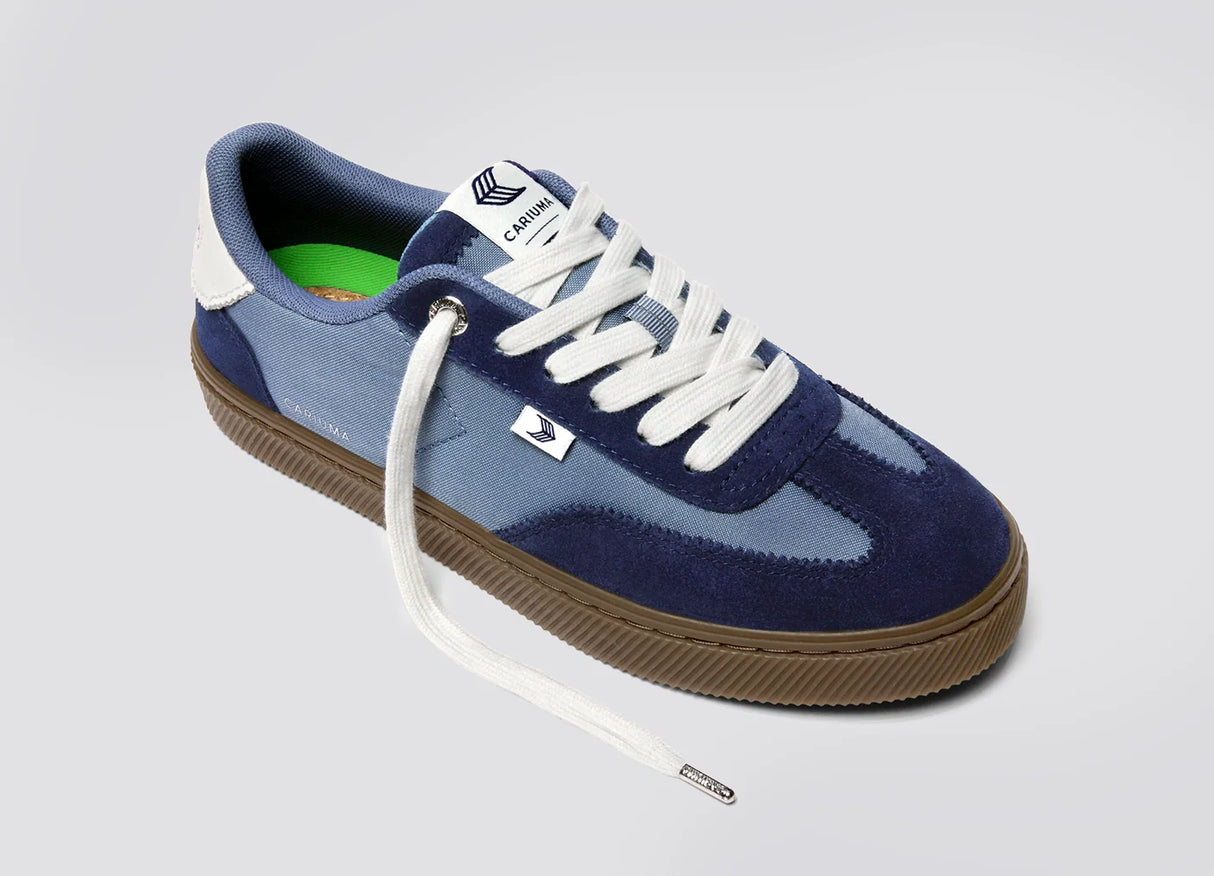 TOCA Nylon Teak Mirage Blue Suede Bright Navy